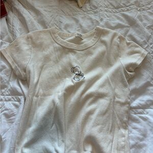 Team teddy bear brandy Melville crop